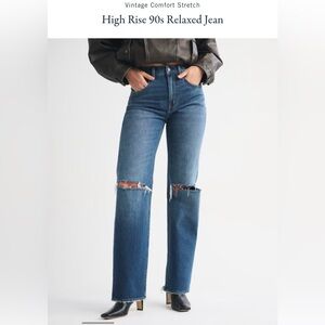 Abercrombie & Fitch High Rise 90’s Relaxed Jeans